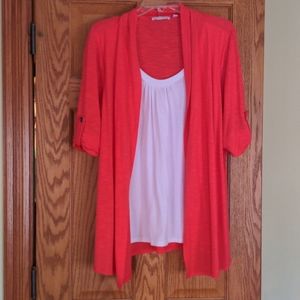 Notions 3/4 sleeve spring top size XL